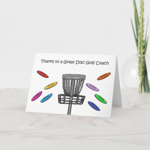 Thank You to Disc Golf Coach Card