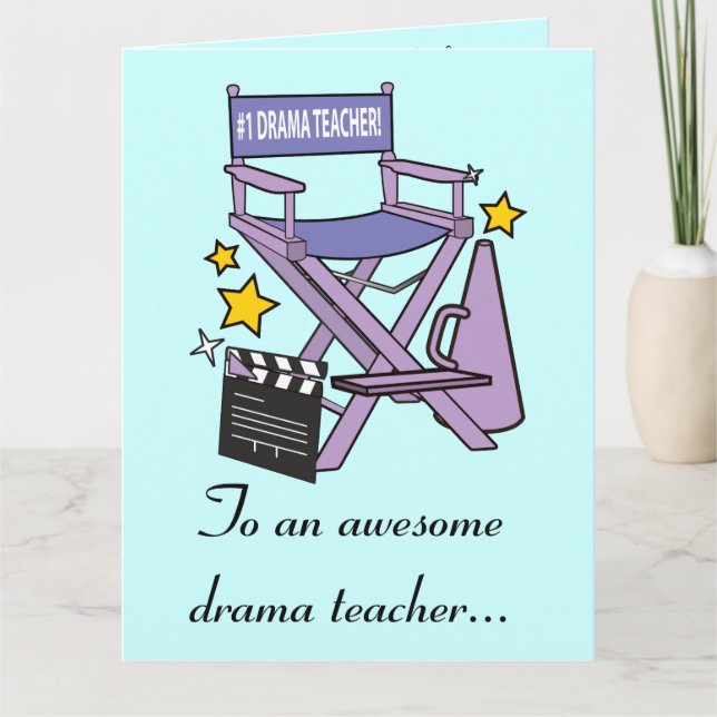 Thank You To Drama Teacher from Cast and Crew (Front)