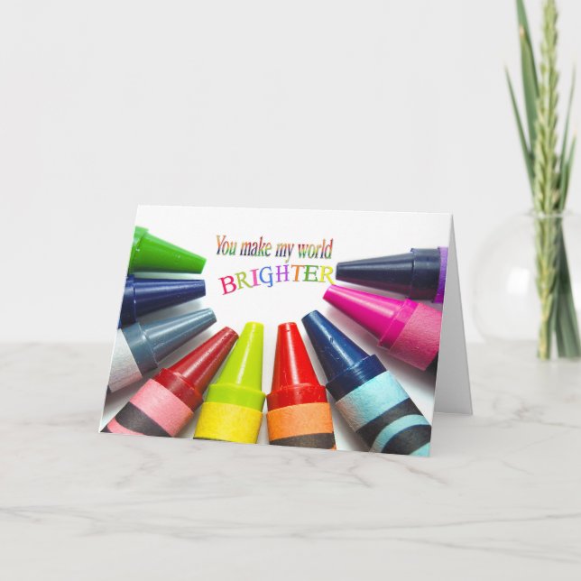 Thank You to friend-crayons on white (Front)