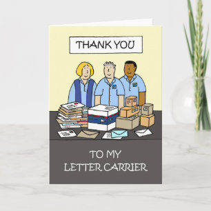 Thank you to Letter Carrier Card