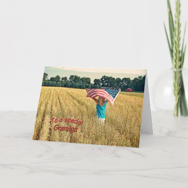 Thank You to Military Grandpa (Front)