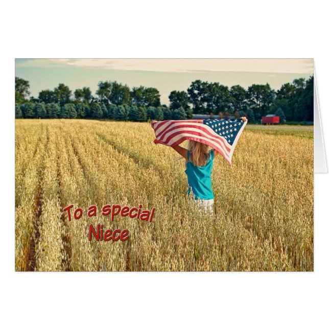 Thank You to Military Niece (Front Horizontal)