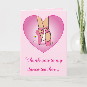 Thank you to my Dance Teacher: Ballet Shoes