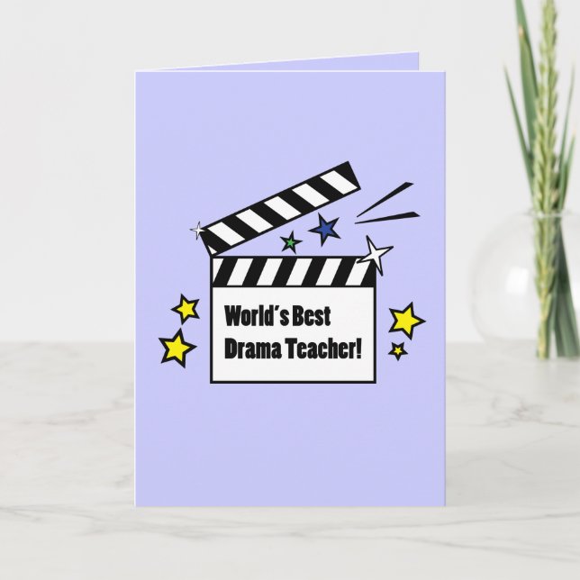 Thank You To My Drama Teacher: Play Card (Front)