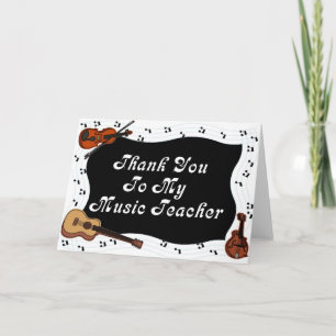 Thank You To My Music Teacher