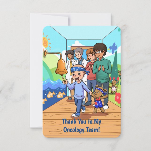 Thank You to My Oncology Team! Card (Front)