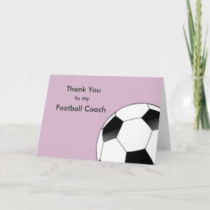 Thank You to my Soccer & Football Coach