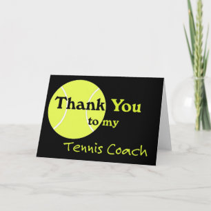Thank You to my Tennis Coach