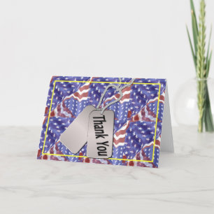 Thank You To Our Troops Card