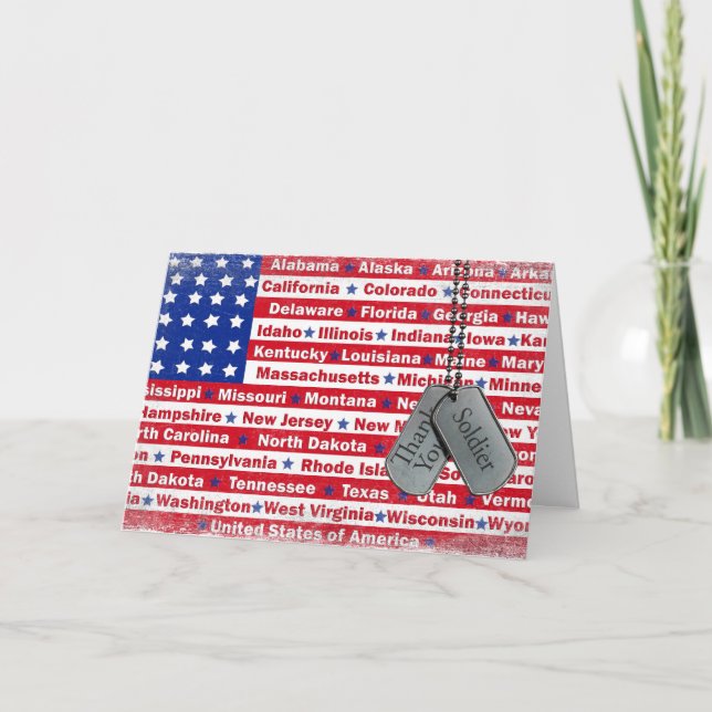 Thank You to Soldier (Front)