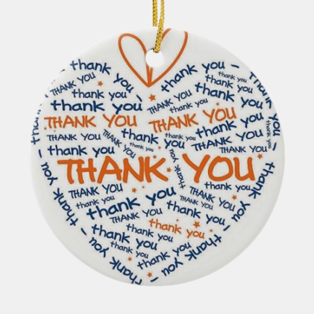 *THANK YOU* TO SOMEONE SPECAIL CHRSITMAS Ornament (Front)