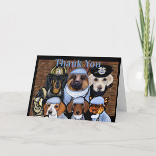THANK YOU TO THE DOCTORS NURSES&FIRST RESPONDERS HOLIDAY CARD