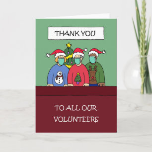 Thank You to Volunteers at Christmas Card