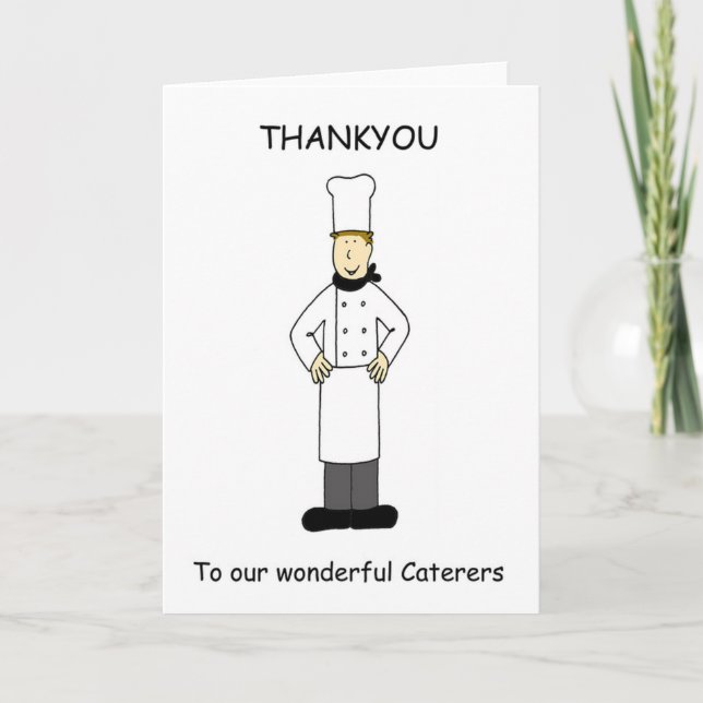 Thank You to Wonderful Caterers (Front)