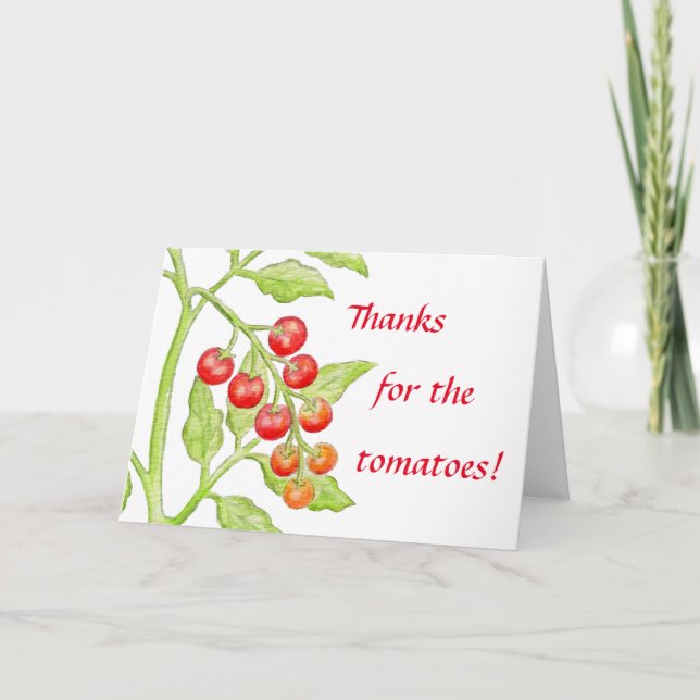 Thank You Tomato card (Front)