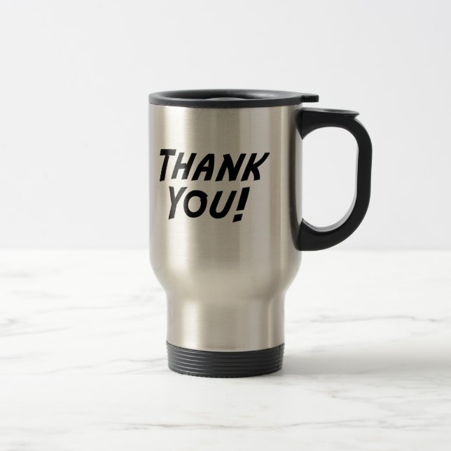 Thank You Travel Mug (Right)