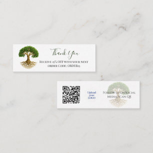 Thank You Tree of Life Discount Code QR Insert 