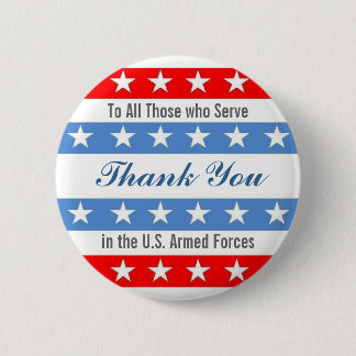 Thank You Troops 6 Cm Round Badge