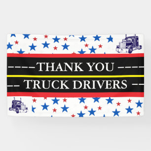 Thank You Truck Drivers   Trucker Appreciation  Banner
