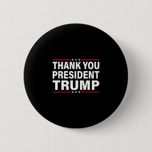 Thank You Trump 6 Cm Round Badge