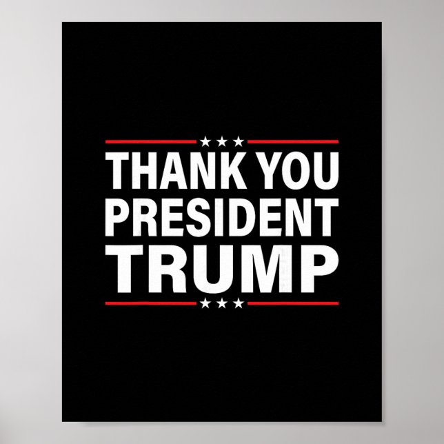 Thank You Trump  Poster (Front)