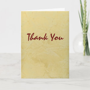Thank You Tuscan Sun Card