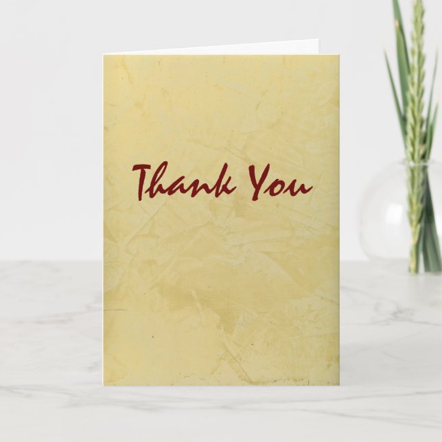 Thank You Tuscan Sun Card (Front)