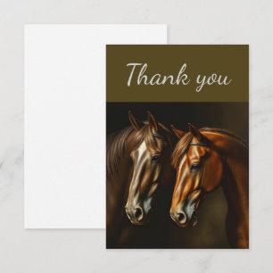 Thank You Two Horses Farm Animal