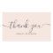 Thank you typography elegant chic blush pink