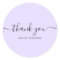 Thank you typography minimalist pastel purple