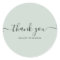 Thank you typography minimalist sage green