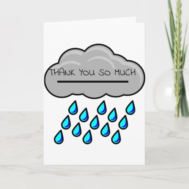 **THANK YOU** U BROUGHT *SUNSHINE* TO MY LIFE THANK YOU CARD (Front)