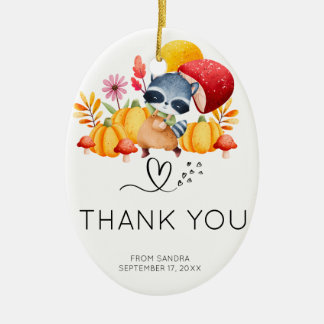 thank you ultra sound photo, funny  baby shower ceramic tree decoration