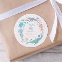 Thank You Under The Sea Baby Shower