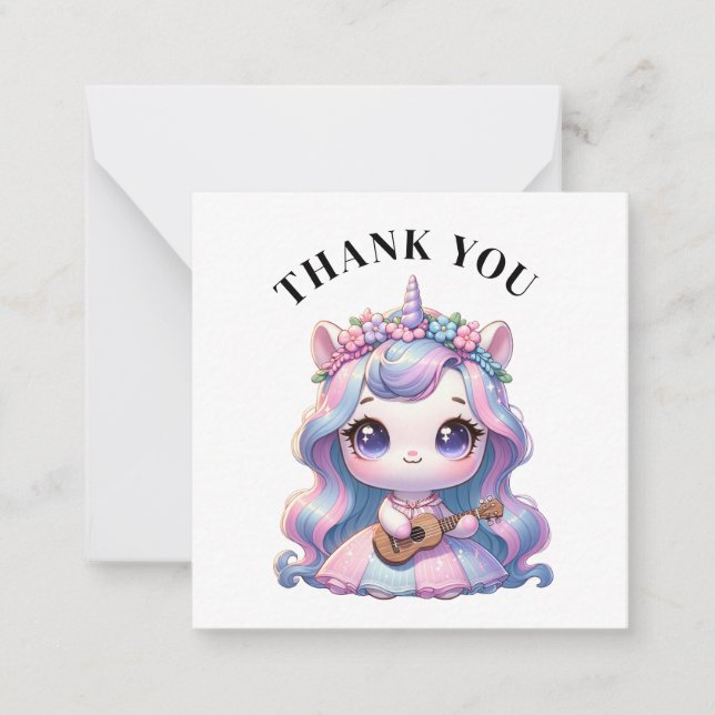Thank you Unicorn Card (Front)