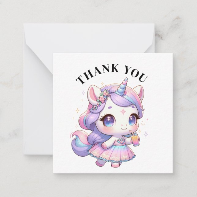 Thank you Unicorn Card (Front)