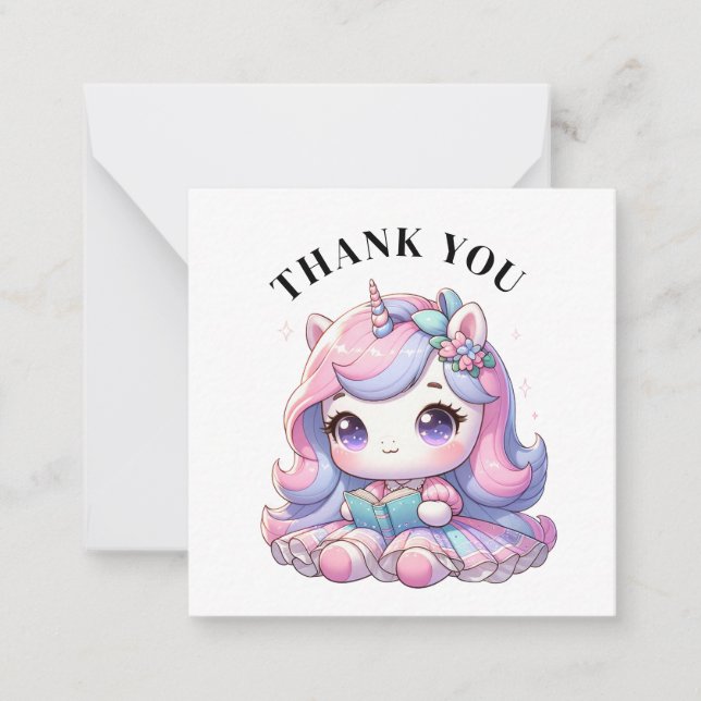 Thank you Unicorn Card (Front)
