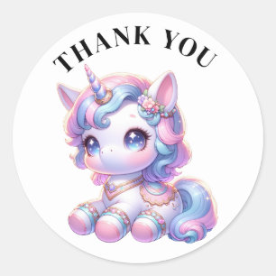 Thank you Unicorn Stickers