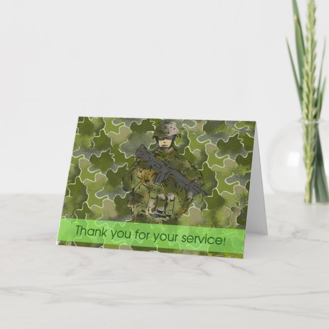 Thank You : Uniformed Soldier (ThankYou1001) (Front)