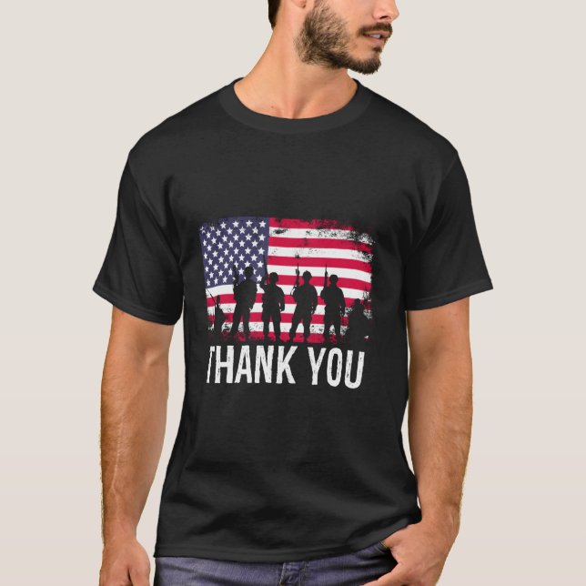 Thank You Us Flag T-Shirt (Front)