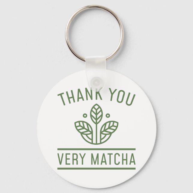 Thank You Very Matcha Key Ring (Front)