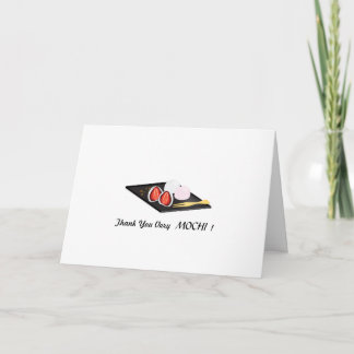 Thank You Very MOCHI! Folded Greeting Card