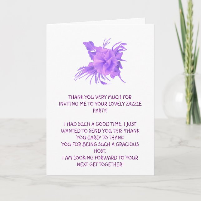 THANK YOU VERY MUCH CARD (Front)