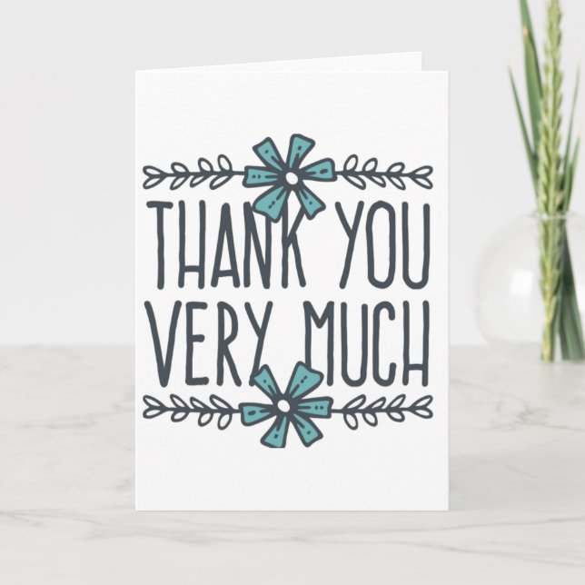 Thank you very much quote (Front)
