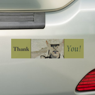 Thank You! - Veteran Bumper Sticker