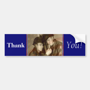 Thank You! - Veteran Bumper Sticker
