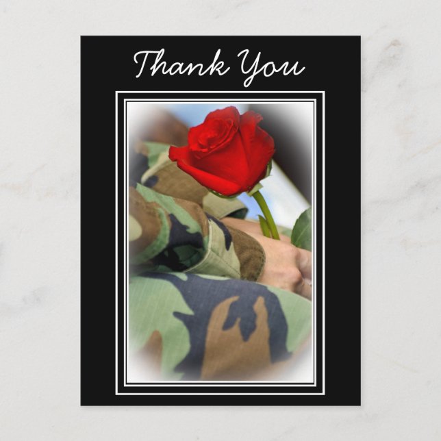 Thank You Veteran Postcard (Front)