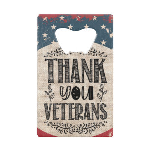 Thank You Veterans Bottle Opener