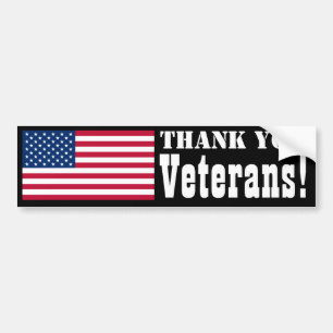 Thank You Veterans! Bumper Sticker