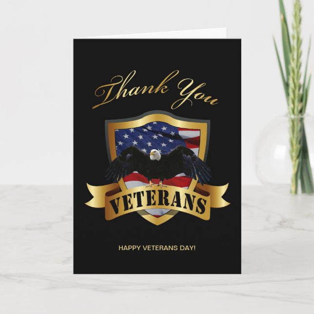 Thank You Veterans Card (Front)